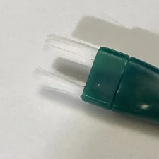 Loew-Cornell 251-4/2 Plaid Striper, Rare Discontinued Clear Green acrylic Handle