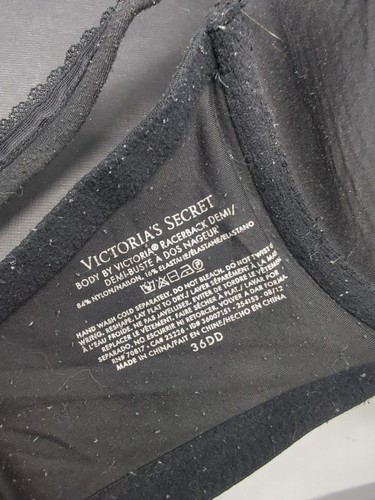 Sujetador Victoria’s Secret Body by Victoria Forrado Demi 36DD Negro - Imagen 13 de 13