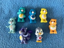 Lot of 7 CARE BEARS Blind Bag Mini Figures TCFC