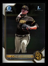 Victor Lizarraga 2022 1st Bowman Chrome Prospect ROOKIE #BCP-127 Padres