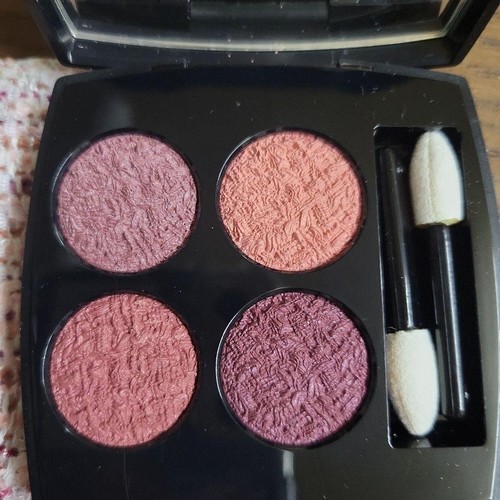 CHANEL LES 4 OMBRES TWEED Multi-Effect Quadra Eyeshadow 02 TWEED POURPRE Unused - Picture 2 of 12