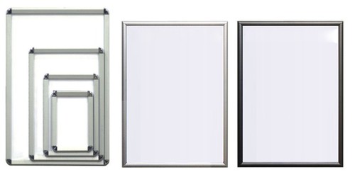 TCS High Quality A1 Silver Snap Frame Square Corner/ Poster Frame/ Display 32mm - Picture 3 of 3