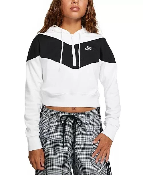Nike heritage half store zip hoodie