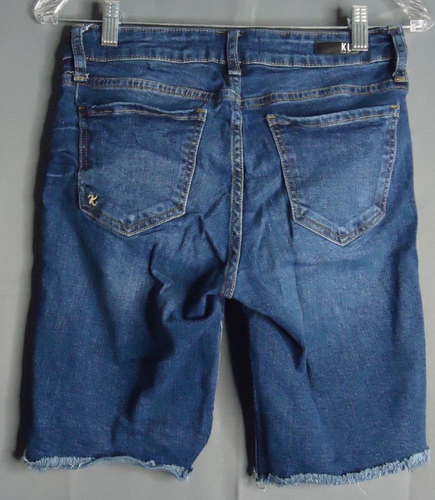 Kut From The Kloth Bermuda Distressed Fray Hem Cutoff Shorts Womens Size 2 - Bild 7 von 7