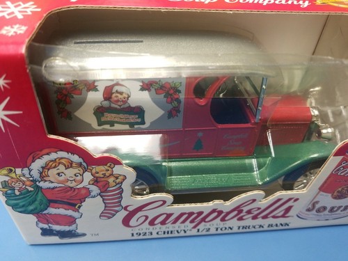 ERTL Collectibles 1923 CHEVY 1/2 TON TRUCK BANK CAMPBELL'S SOUP COMPANY NEW - Picture 3 of 5