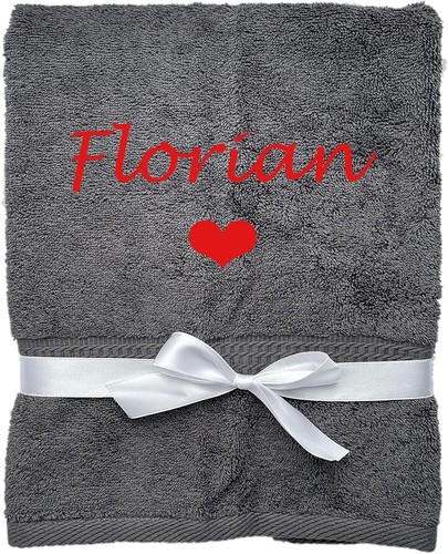 Handtuch Gästetuch Duschtuch personalisiert - bestickt mit Name / hohe Qualität - Bild 21 von 37