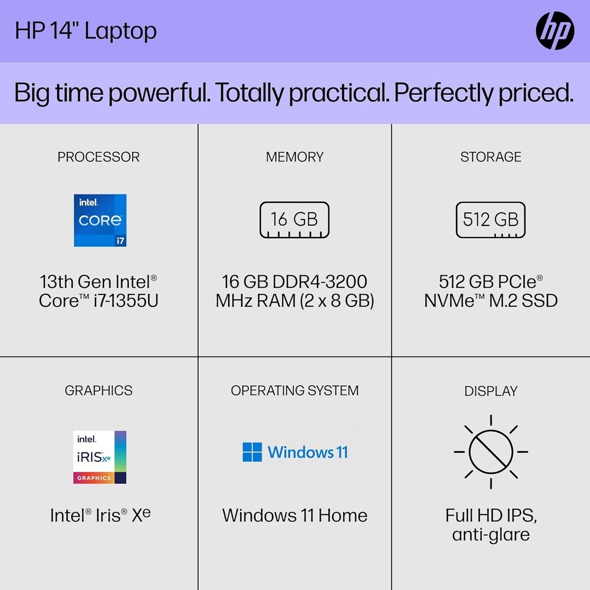New HP 14-ep0199nr 14'' FHD IPS Laptop Intel i7-1355U 16GB New HP 14-ep0199nr 14'' FHD IPS Laptop Intel i7-1355U 16GB