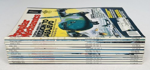 1993 COMPLETE Year - 12 Issues POPULAR MECHANICS Magazine Bullet Train Sarajevo - Picture 2 of 8