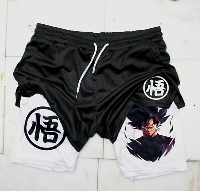 Goku Black Gym Shorts ''anime''