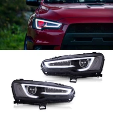 Demon Eyes VLAND LED Headlights For 2008-2017 Mitsubishi Lancer/Evo x Sequential