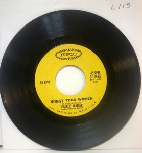 Charlie-Walker-Rosie-Bokay-Honky-Tonk-Women-Epic-Label-VG-L115