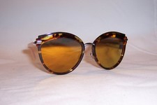 NEW CHRISTIAN DIOR DIOROFFSET 2/S 01K-83 HAVANA/GOLD MIRROR SUNGLASSES OFFSET
