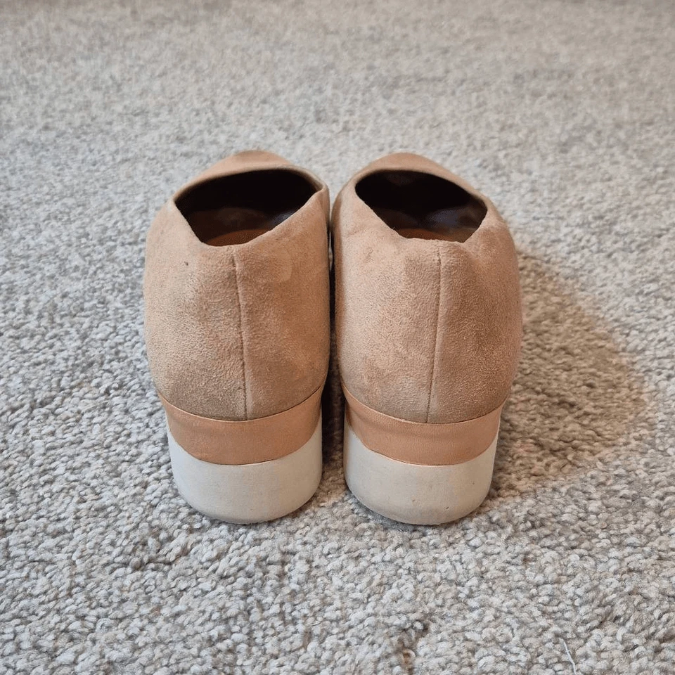 Zapatos de gamuza con plataforma Coclico Perl Ante tostados para mujer talla 9 Foto 4 de 4