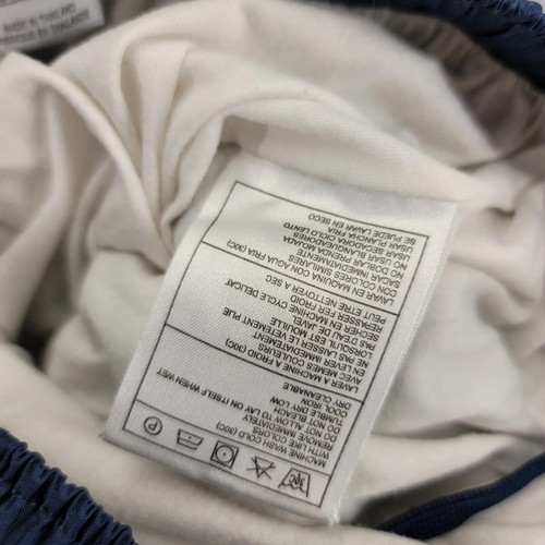 Nike Pants Boys Medium 8-10 Blue Wind Breaker Lined Cuffed Swoosh Logo Outdoors - Picture 10 of 15