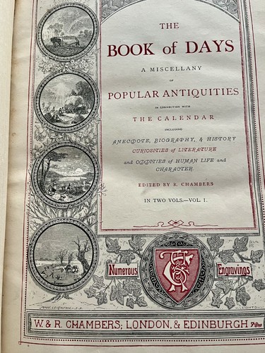 DAS BUCH DER TAGE, Eine Verschiedene Volksantiquitäten, Band 1 von 2 Kammern 1869 - Bild 8 von 24