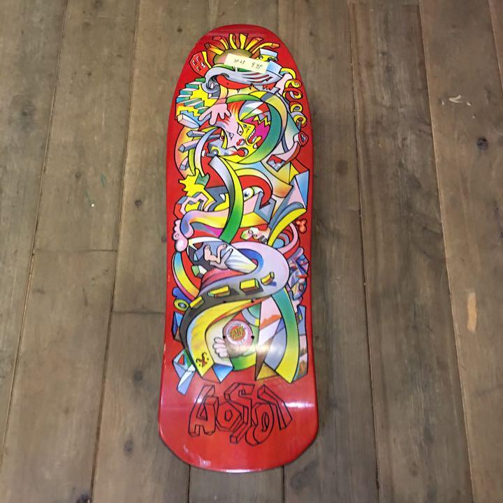 新品　hosoi &サンタクルーズ　コラボ　ピカソデッキ　黒 伝説のスケーターHosoiとSanta Cruzのコラボデッキ! HOSOI