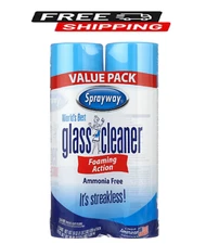 Sprayway World's Best Glass Cleaner, Value Pack, 2x19oz for product net content