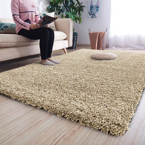 Weicher zottiger Verona Teppich Wohnzimmer Schlafzimmer Teppich Flur Läufer kein Schuppenstapel - Bild 67 von 137