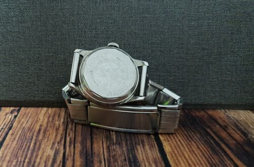 RARE! FAVRE-LEUBA DAYMATIC cal. 104 AUTOMATIC VINTAGE 40's RARE 21J SWISS WATCH. - Picture 6 of 8