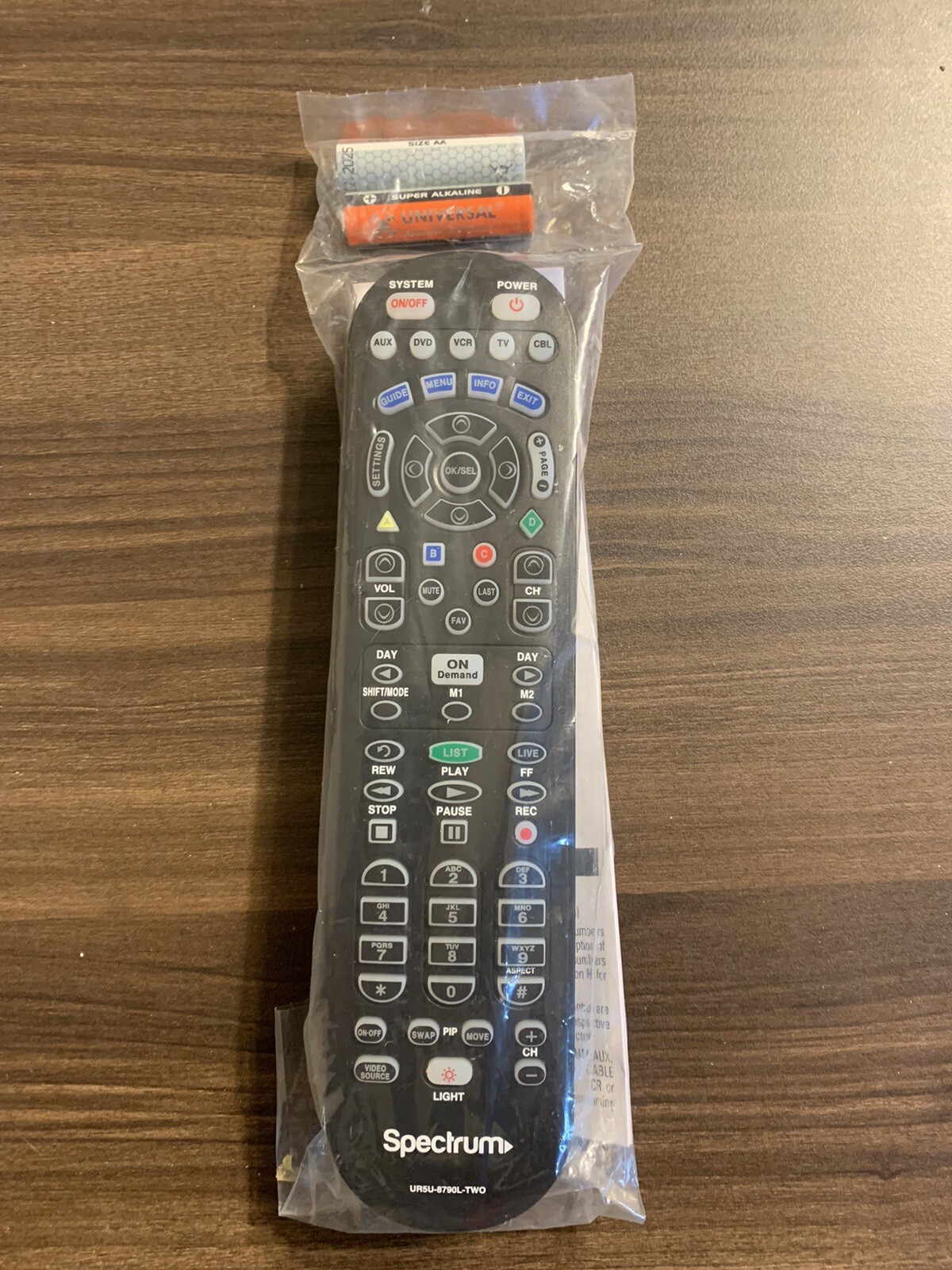 NEW SPECTRUM CLIKR5 CABLE REMOTE CONTROL UR5U8780L & UR5U8790L eBay
