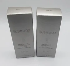 2x Laura Mercier Smooth Finish Flawless Fluide Foundation Praline 1 oz / 30 ml