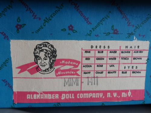 Madame Alexander Vintage Doll 1968 Mimi 14" Original Box And Tags 1411 - Picture 10 of 10