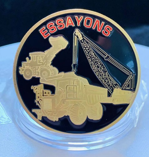 USA Essayons USACE Commemorative Challenge Coin Army Corps of Engineers Gift - Picture 3 of 11