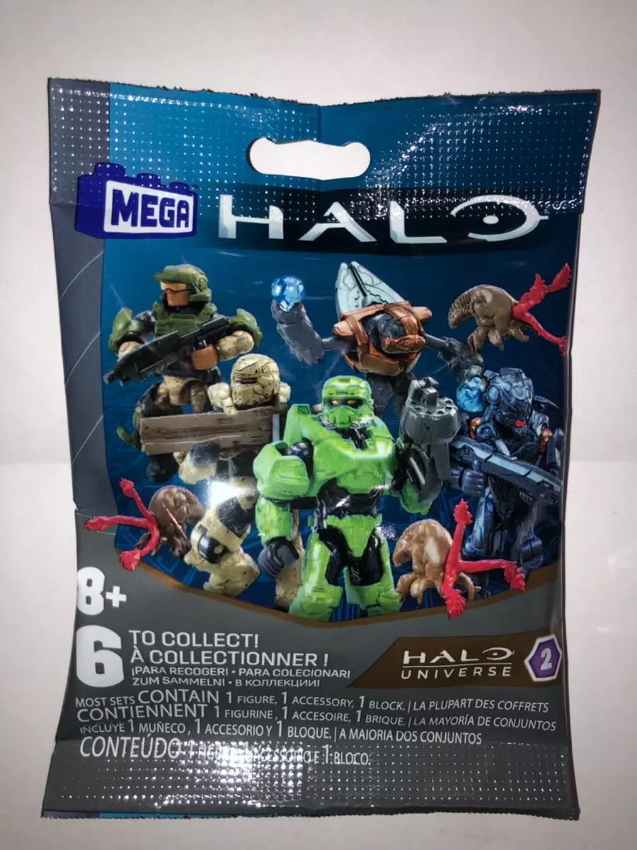  Mega Construx Halo Universe Series 2 Blind Bag Mini Figures  (Pack of 4) : Toys & Games