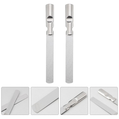 2pcs Ongle haute qualité Fichier Manucure Brosse Professionnel Lime À Ongles