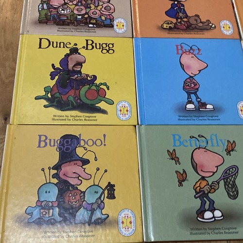 Lot of 19 Topsy Turvy Bugg Books 1988 Stephen Cosgrove 2-in-1 Hardcover VTG Kids - Picture 11 of 24