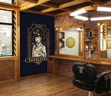 3D Attractive G3488 Hair Cut Barber Shop Wallpaper Wall Murals Self-adhesive E