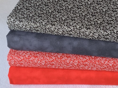 100% cotton fabric Fat Quarter Bundle basics blenders quilting patchwork 1 F - Picture 144 of 245