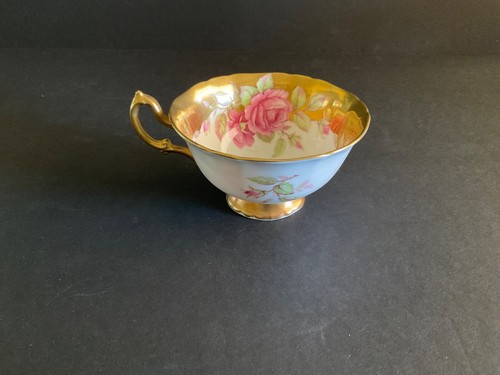 Vintage Adderley Fine Bone China ROSES Tea Cup w/Gold Accents - No Saucer - Picture 2 of 8