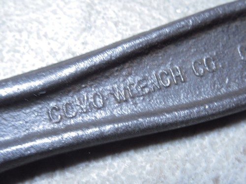 Vintage Small COMO Wrench Co. Chicago patented 7'' adjustable tool uncommon - Picture 4 of 19