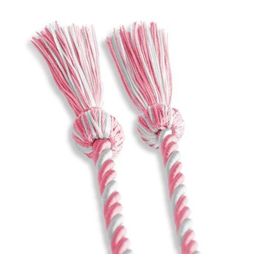 Endea Graduation Single Graduate Honor Cord Pink/White - Picture 3 of 4