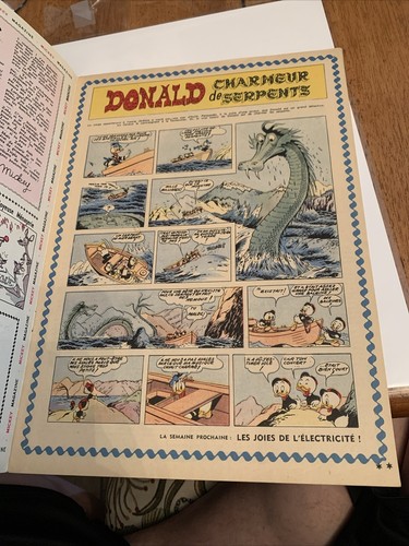 Mickey Magazine 115 December 1952 French Issue Super Rare And Very Cool! Disney - Foto 12 di 24