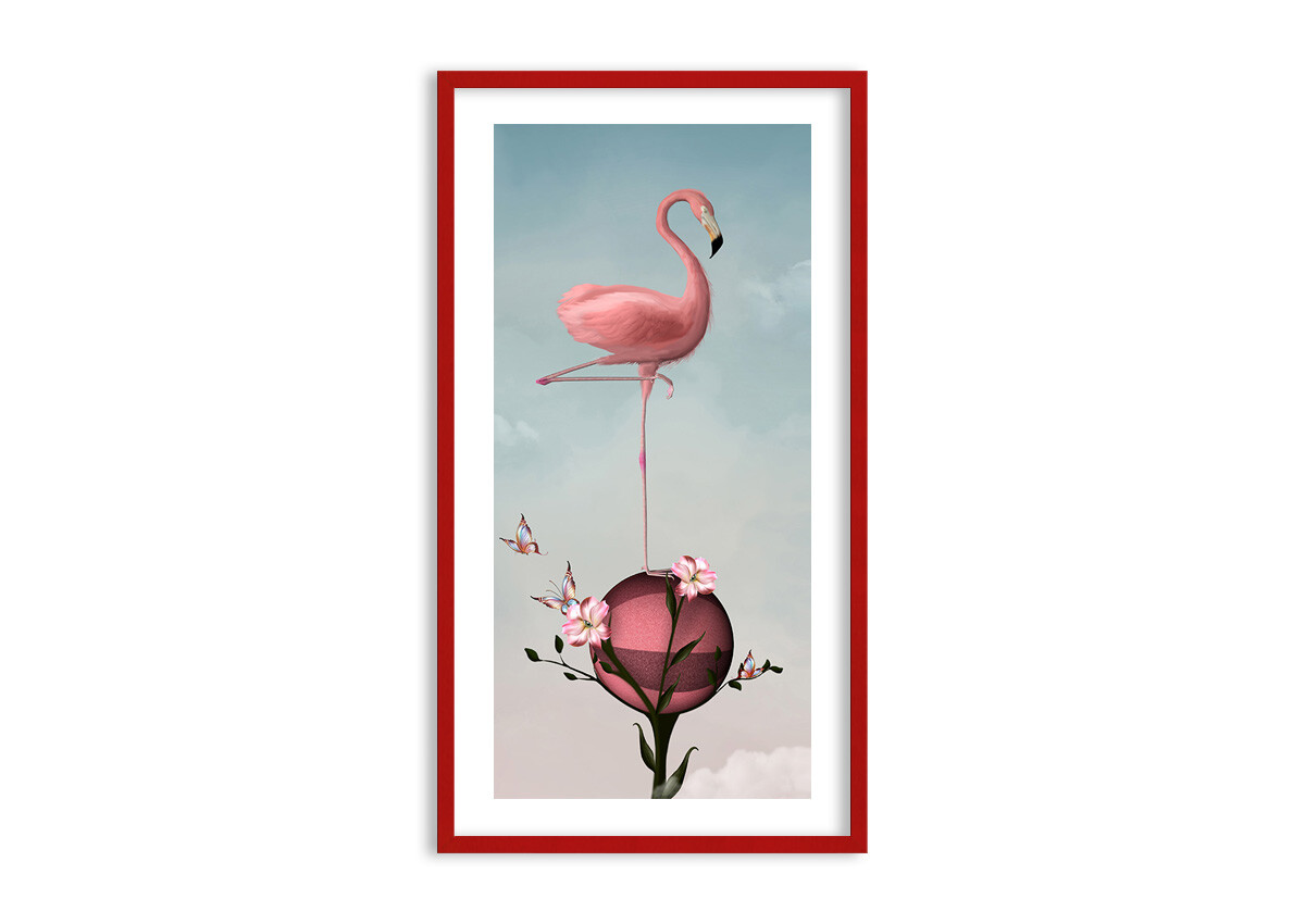 Quadro in Cornice - fenicottero fiore grafico grafico grafico 3187 IT 94d603 Quadro in Cornice - fenicottero fiore grafico grafico grafico 3187 IT 94d603