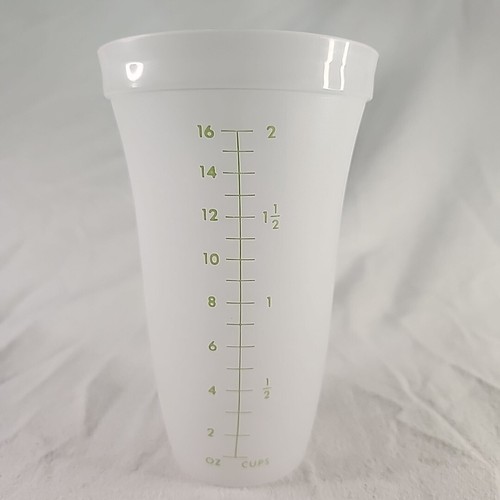 Container Tupperware Quick Shake 16 oz. Flip-Top Cap Green Mixing Insert #844-26 - Bild 8 von 11