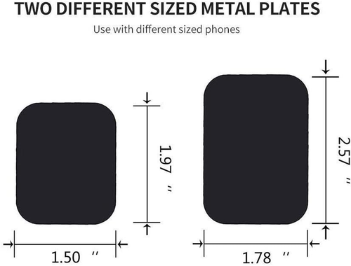 Best Tek Mount Metal Plate, Phone Magnet Sticker Metal Plate for Magnetic 8 Pack - Picture 5 of 12