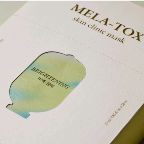 Leaders Mela-Tox Mask Pack 10ct/Brihtening/Glow Skin/Dark Spots/Sensitive Skin - Picture 5 of 12