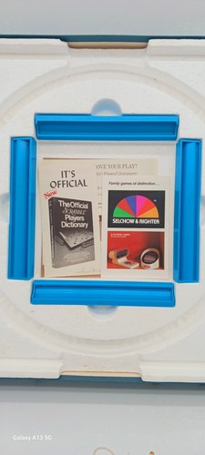 Scrabble Deluxe Edition Rotating Turntable Crossword Puzzle Game 1977 Complete - Picture 12 of 13