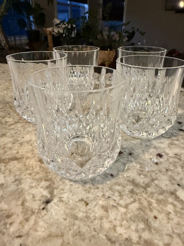 Cristal D'Arques Longchamps Vetreria Doppio Old Fashioned 3,75" Alto 5 Disponibili - Foto 4 di 9