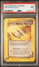 PSA 9 2003 POKEMON SKYRIDGE 133 MYSTERY PLATE A MINT