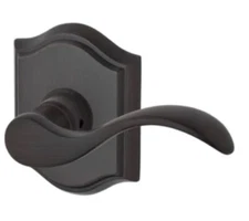 Baldwin Reserve Curve Passage Door Lever Venetian Bronze 9BR3520-182