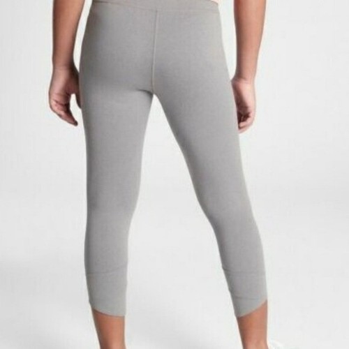 Athleta Girl on pointe cross hem capri gray tights - Picture 9 of 9