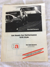 1978 Steve Smith Autosports Racers Catalog Santa Ana California