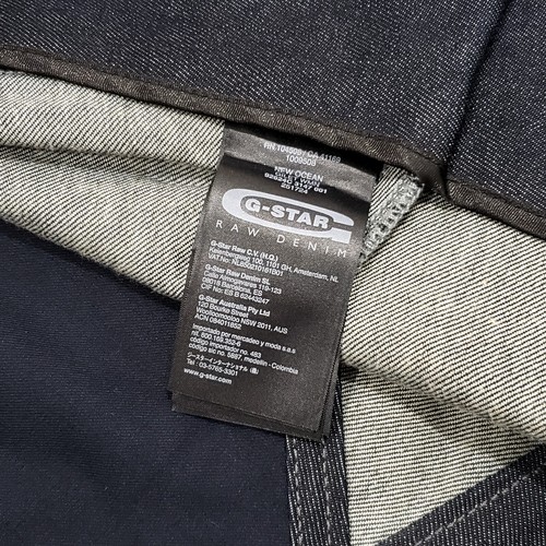 G-STAR RAW 92624C NEW OCEAN Gilet Vest Denim Waistcoat Double Breast Biker M-L - Picture 6 of 7