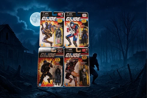 Bundle Deal GI Joe 25th Anniversary (x4) Cobra Firefly BAT Viper Trooper MOC