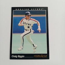 1993 Score Pinnacle Craig Biggio #50 Houston Astros
