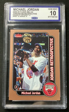 Michael Jordan 2008 Fleer Jordan Retrospective #MJ-22 Chicago Bulls GEM MINT 10